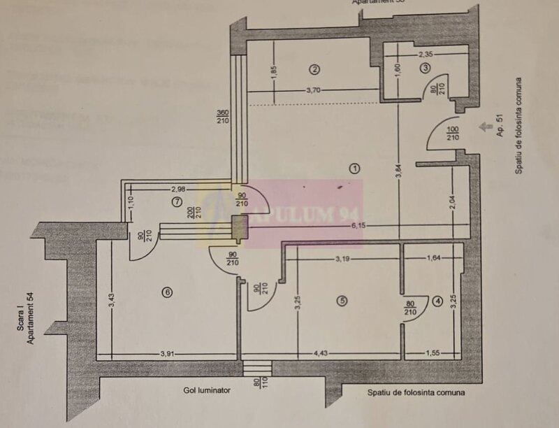 Rasarit de Soare, Auchan Titan, apartament 3 camere